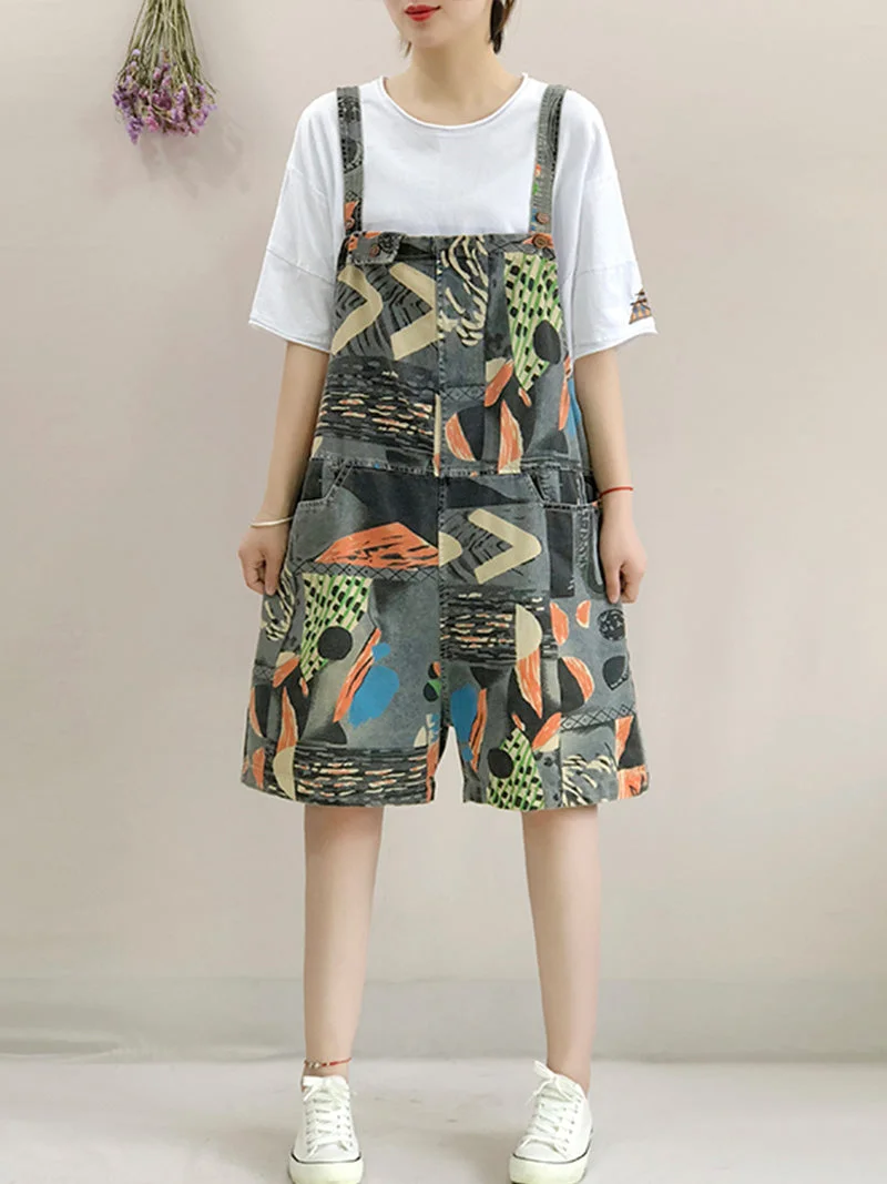 You Make My Heart Flutter Denim Romper Overall Dungarees