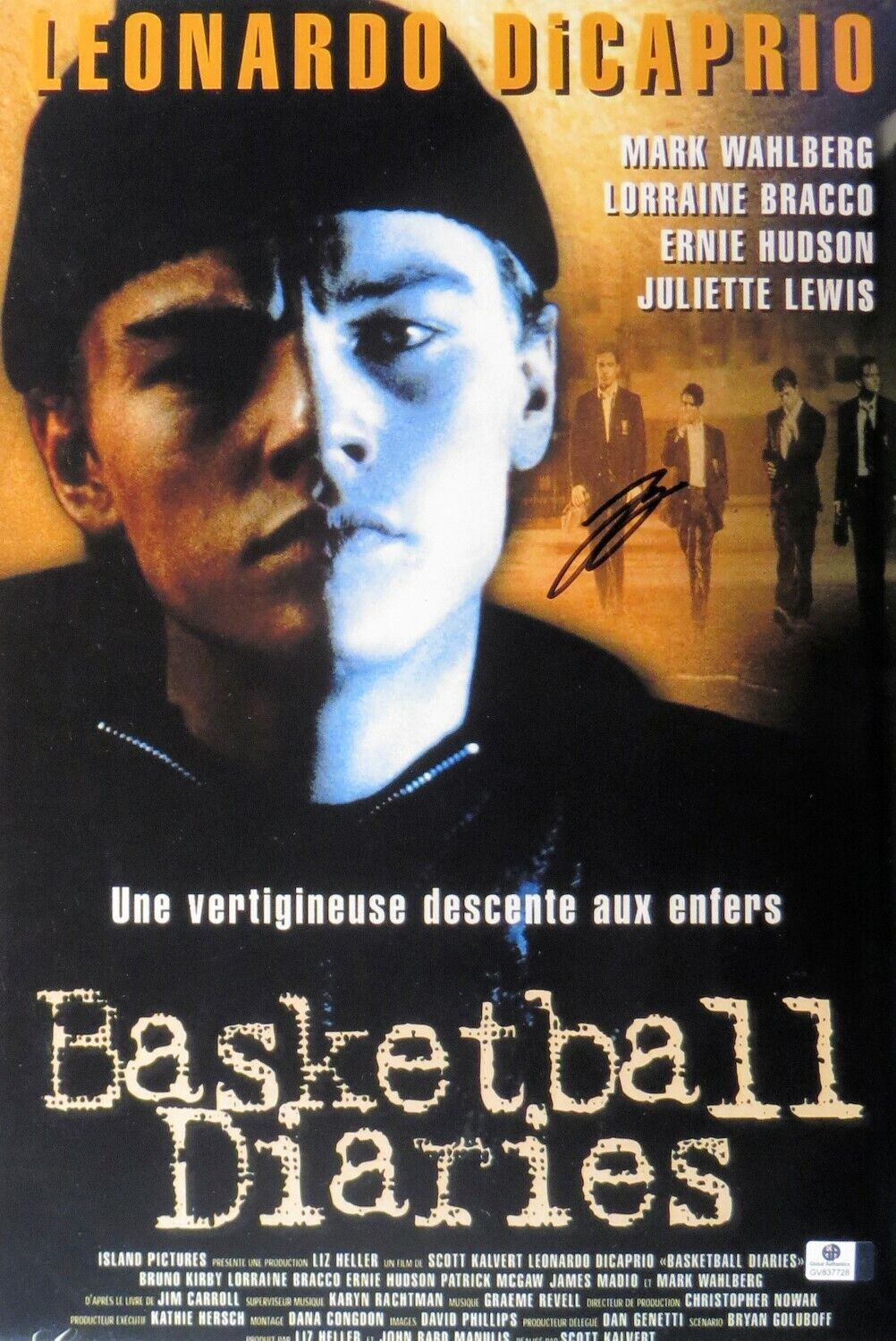 Leonardo DiCaprio Signed Autographed 12X18 Photo Poster painting Basketball Diaries GV837728