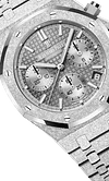 Silver 904L Steel Silver Gray Dial - Watch - 41mm