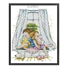 4 Season Window-Summer-14CT Stamped Cross Stitch Kit(29x36cm)