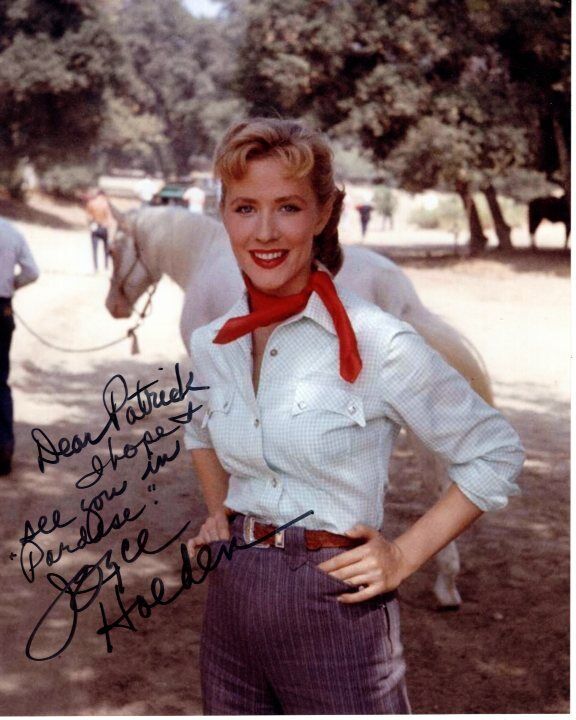 JOYCE HOLDEN Autographed Signed Photo Poster paintinggraph - To Patrick GREAT CONTENT