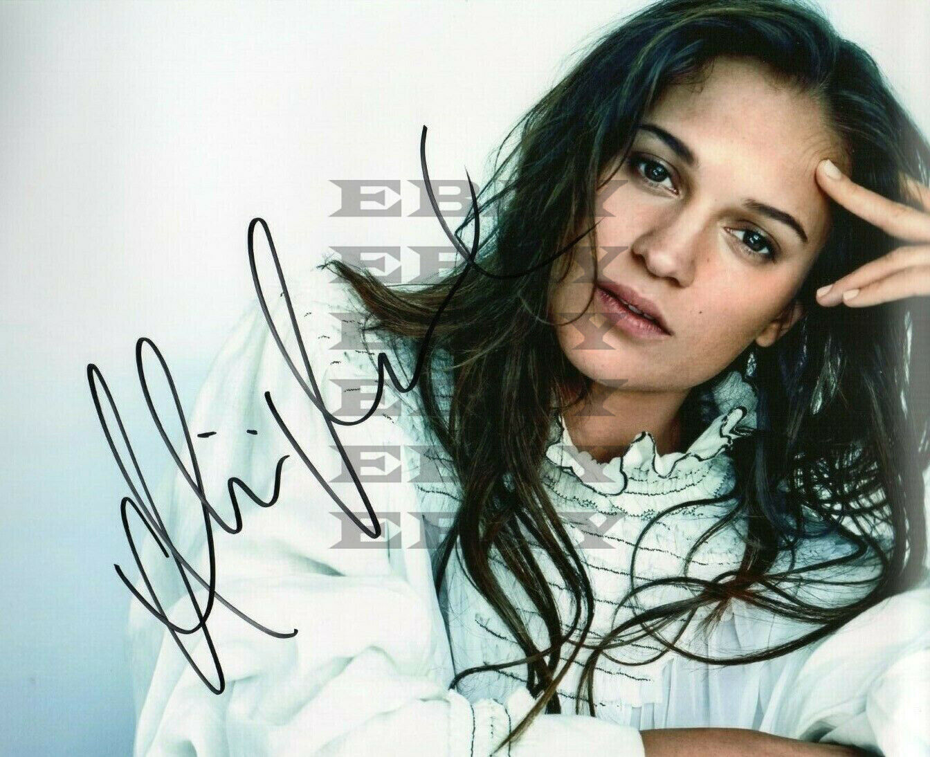 Alicia Vikander Autographed Signed 8x10 Photo Poster painting Rep