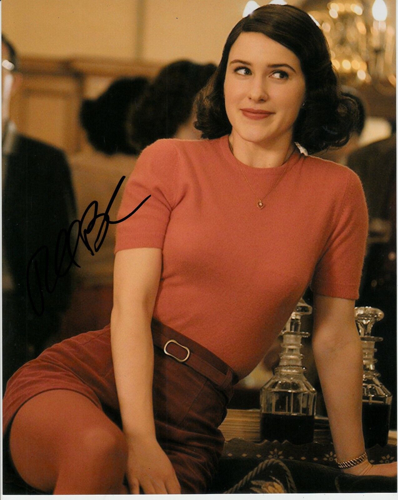 RACHEL BROSNAHAN SIGNED THE MARVELOUS MRS MAISEL Photo Poster painting UACC REG 242 (3)