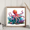 Octopus-14CT Stamped Cross Stitch 40*40cm/15.75*15.75in