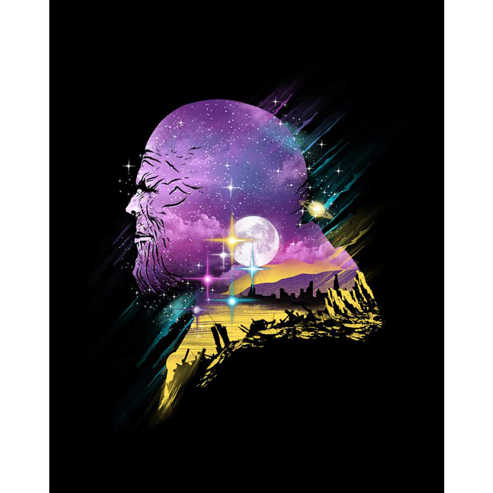 

40*50CM - Paint By Numbers - Marve Comics Thanos, 501 Original