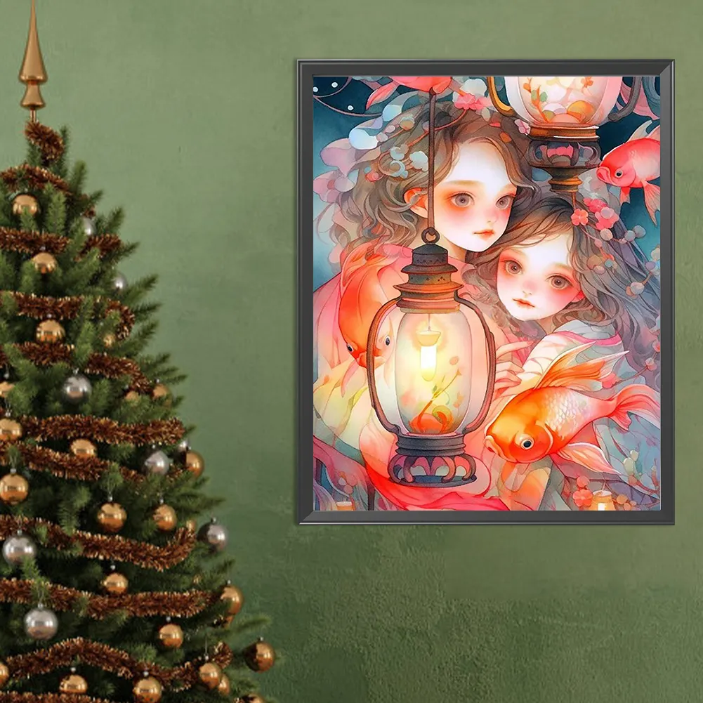 Full Round Diamond Painting 40*50cm - Girl