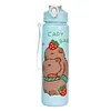 700ml Capybara Cute Water Cup with Straw & Handle Travel Water Bottle for Sports
