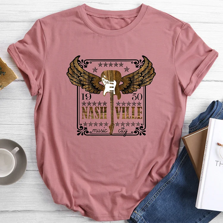 Nashville music city T-shirt-015086