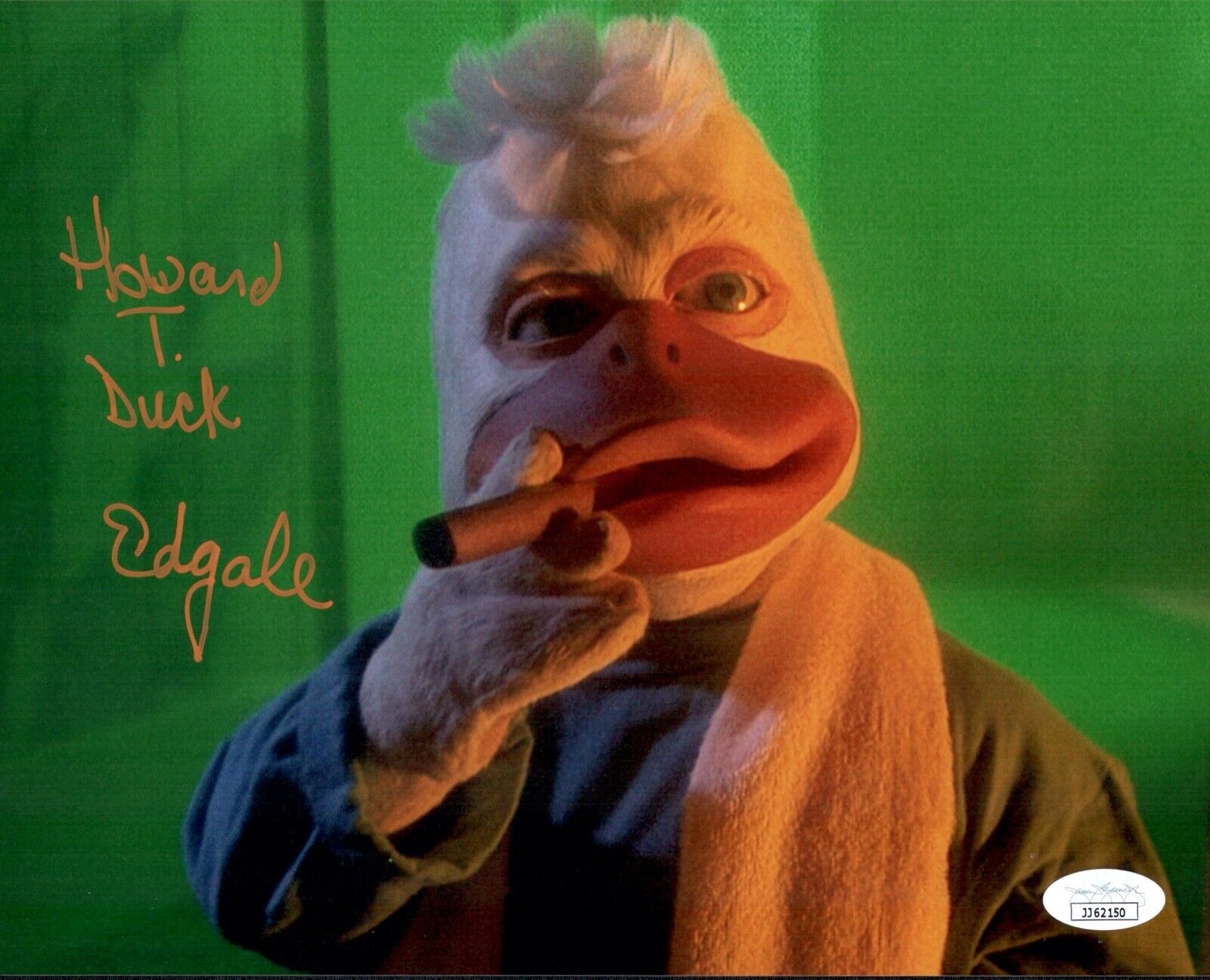 ED GALE Signed HOWARD THE DUCK 8x10 Photo Poster painting In Person Autograph JSA COA Cert