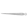 1-15mm Stainless Steel Taper Gauge Feeler  Hole Aperture Measuring Tool