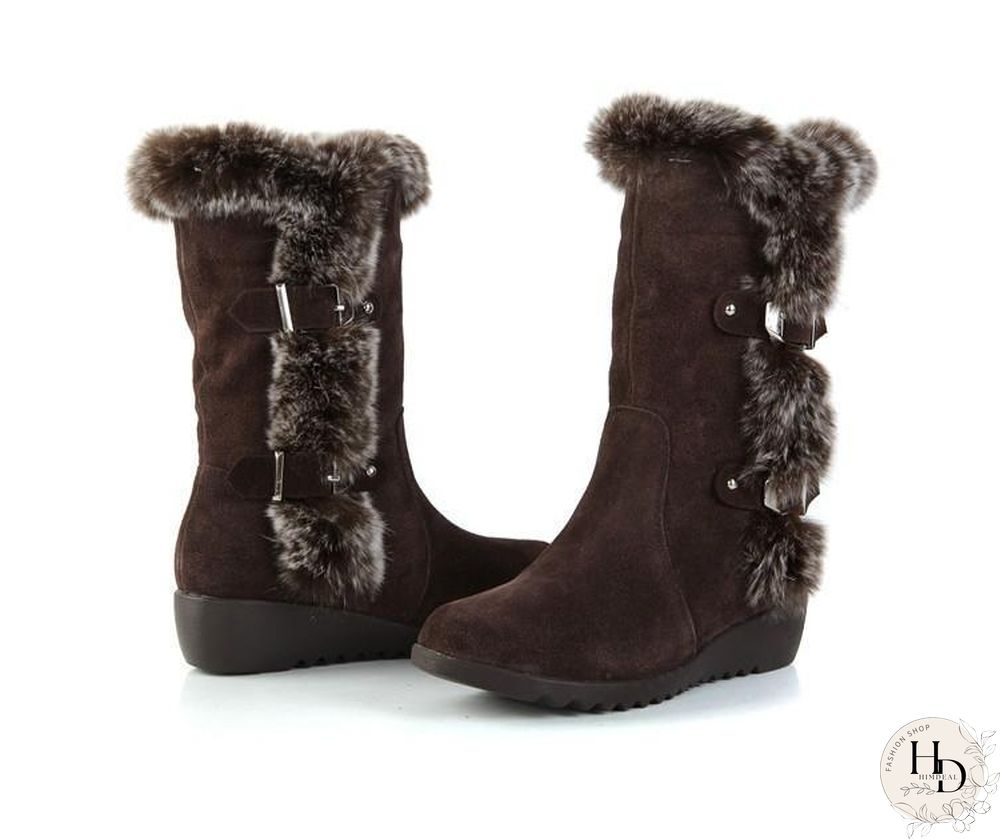 Women Warm Boots With Plush