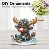 DIY Diamond Painting Double Sided Ornaments Kit for All Ages (Deer Horn Calf)
