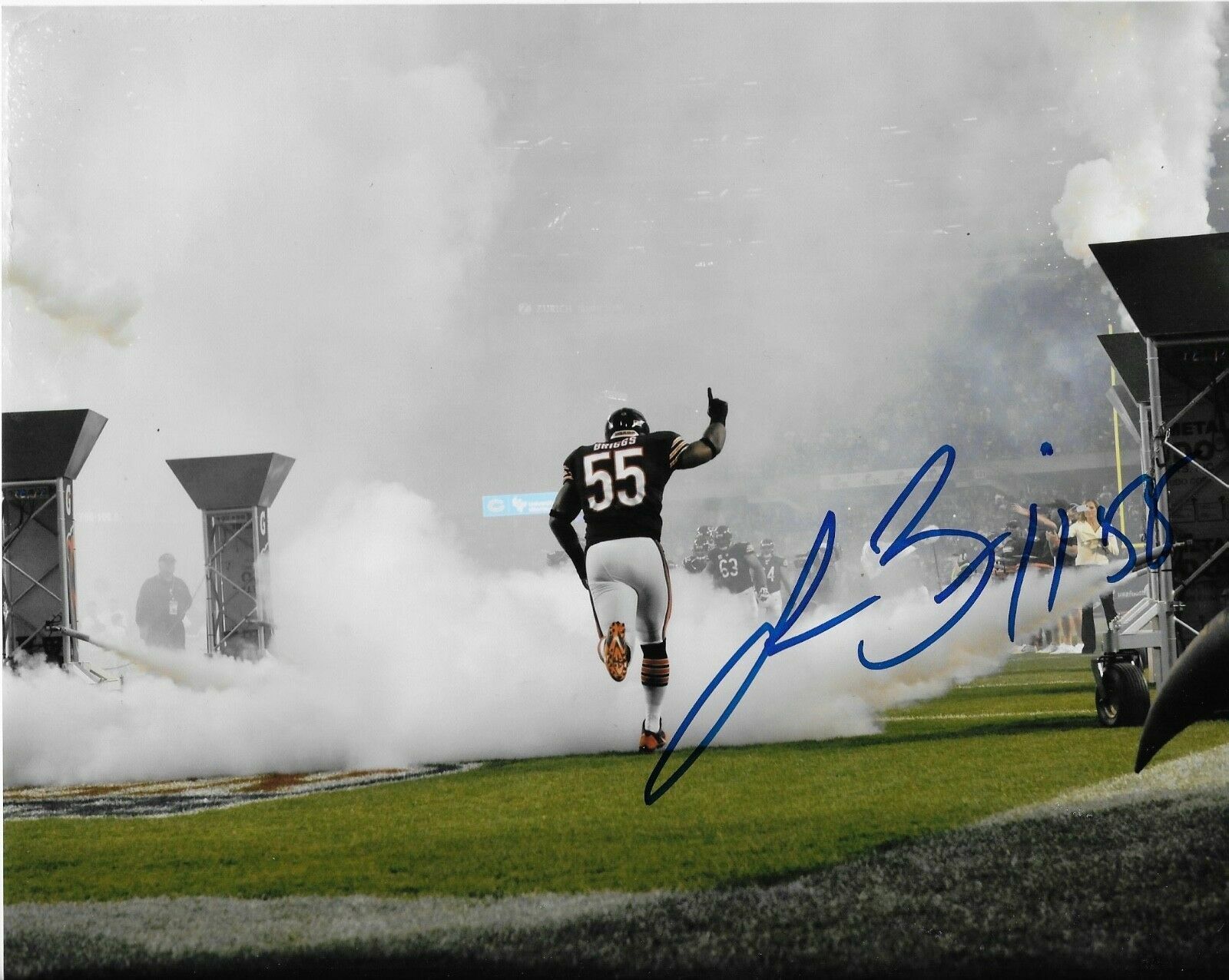 Lance Briggs Autographed Signed 8x10 Photo Poster painting ( Bears ) REPRINT