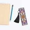 Diamond Painting-DIY 2pcs Leather Bookmark Mandala Tassel Crafts