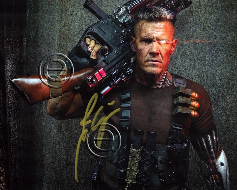 Josh Brolin Deadpool 2 Autographed Signed Photo Poster painting 8 x 10 print Photo Poster painting picture poster wall art autograph