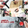 23 in 1 EDC Fingertip Gyroscope Multi-Function Snowflake Wrench Household Repair Tool Rotating Plum Blossom Cross Decompression Toy
