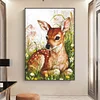 Fox 40*50cm(picture) full round drill diamond painting 4 to 12 colors of AB  drills
