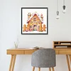 Diamond Painting-DIY Full Round Drill Christmas Gingerbread House