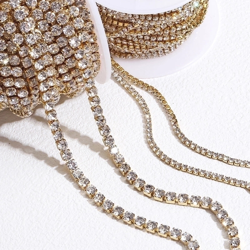 Lady Minimalist Classic Style Geometric Stainless Steel Plating Inlay Zircon Jewelry Accessories