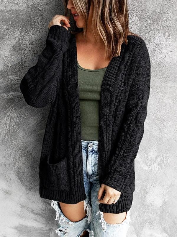 Women Half Sleeve V-neck Solid Color Dress