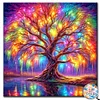 Colorful Tree- Round/Square AB Drills Diamond Painting(50x50cm)