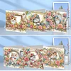 (US Local)6pcs Diamond Painting Greeting Cards DIY Diamond Art Cards Crafts (Cat Garden)