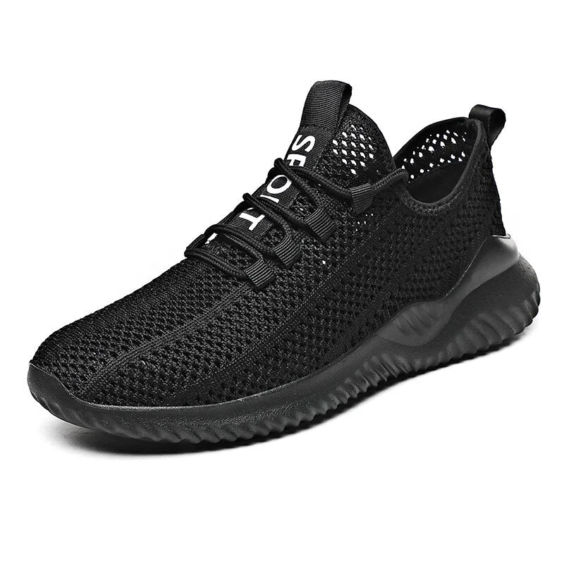 Mesh Men Casual Shoes Breathable Summer Mens Sneakers Trend Lightweight Black Walking Big Size Man Tenis Shoe Zapatillas Hombre