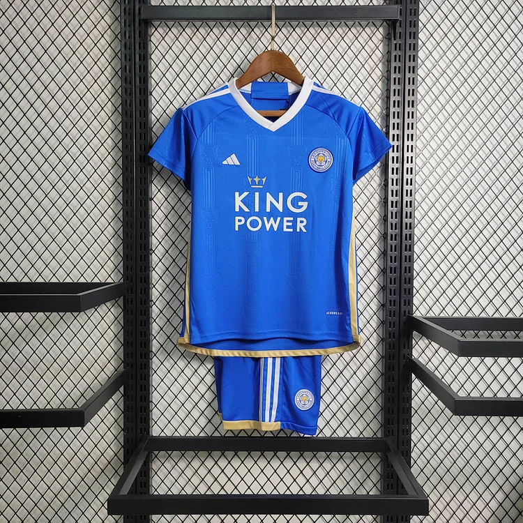 Maillot Enfant Leicester City Domicile 2023/2024 - Bleu