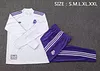 Joyfball 2025/2026 Real Madrid Half-Pull Training Suit White Retro version Football Shirt 1:1 Thai Quality