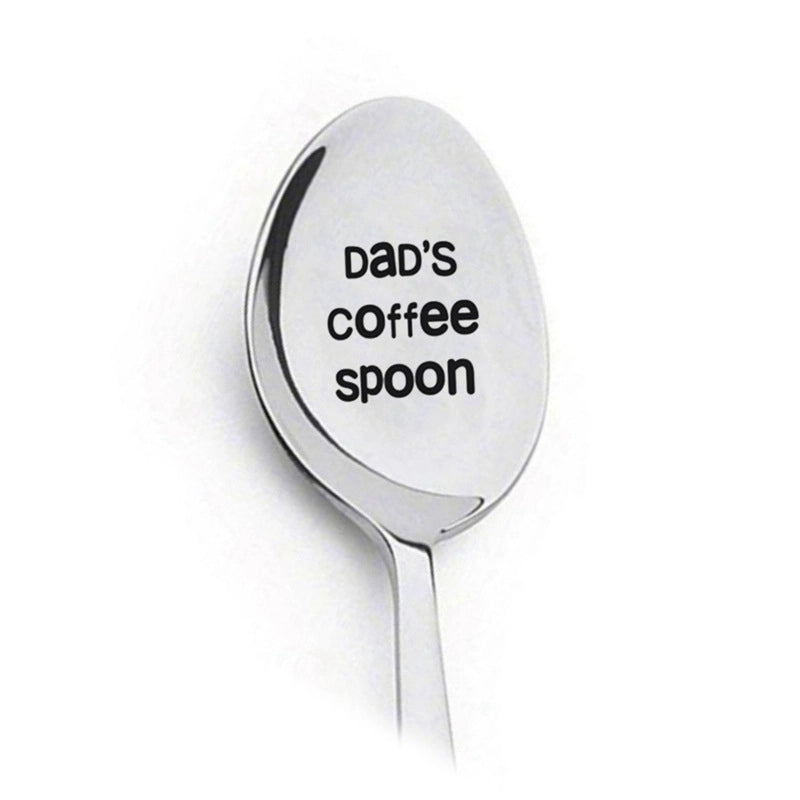 Fashion Letter Stainless Steel Spoon