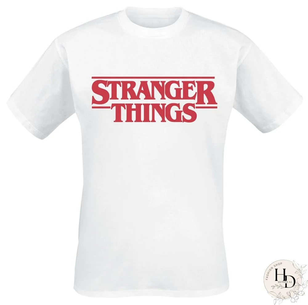 Stranger Things 3 Classic Logo T-Shirt Letter Print Short Sleeve Summer Fashion Sports Woman/Men T Tee Shirt