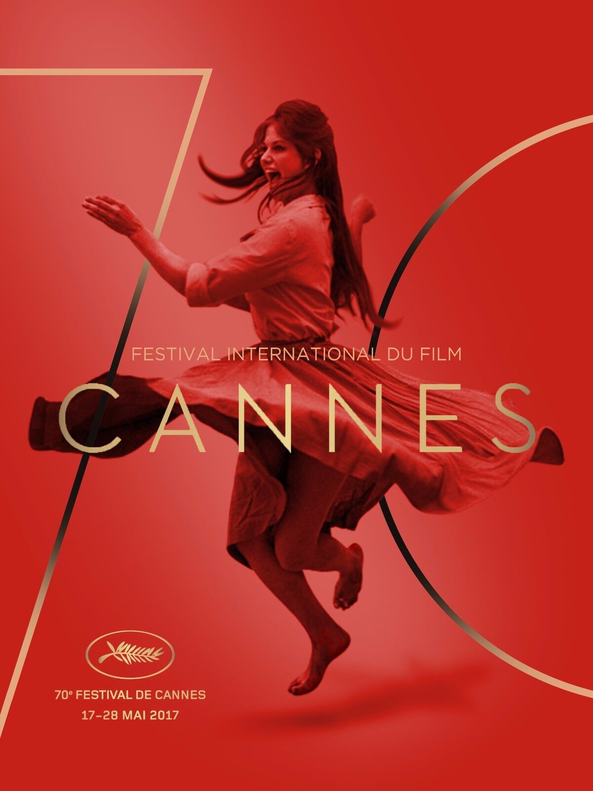 CANNES FILM FESTIVAL 2017 OFFICIAL POSTER ROLLED NEW LARGE Claudia Cardinale