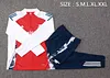2024/2025 Arsenal Half-Pull Training Suit Red-White Jersey 1:1 Thai Quality