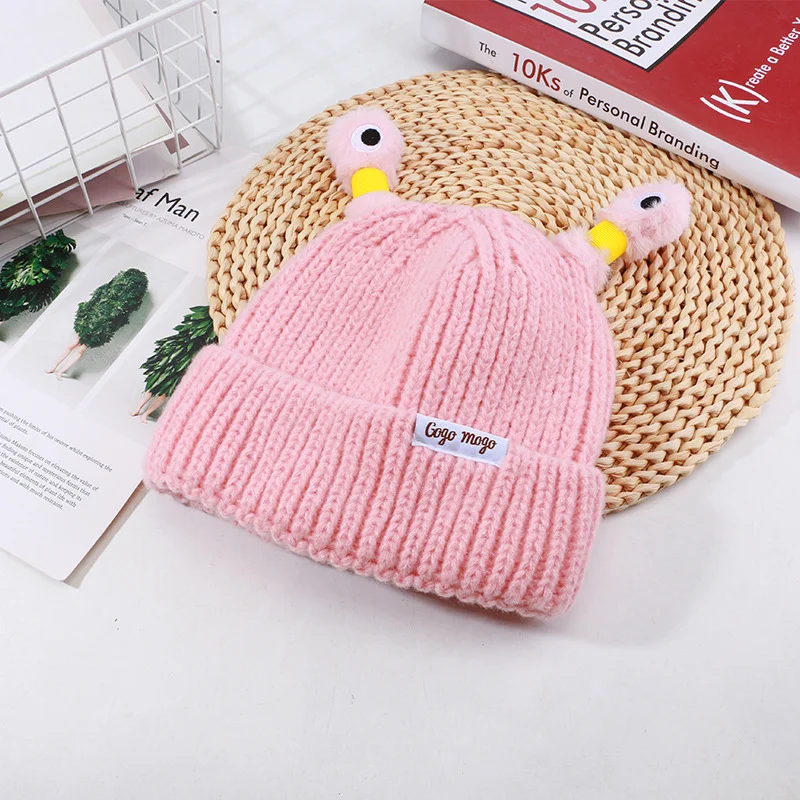 🔥HOT SALE - 49% OFF🔥Cute glowing little monster knitted hat