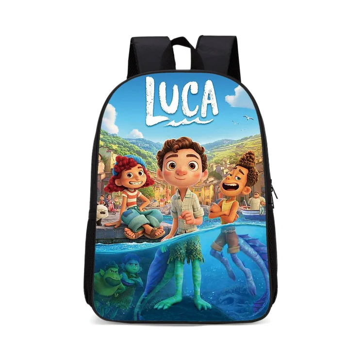 Mayoulove Luca Alberto Monster Backpack School Supplies Satchel Casual Book Bag School Bag-Mayoulove