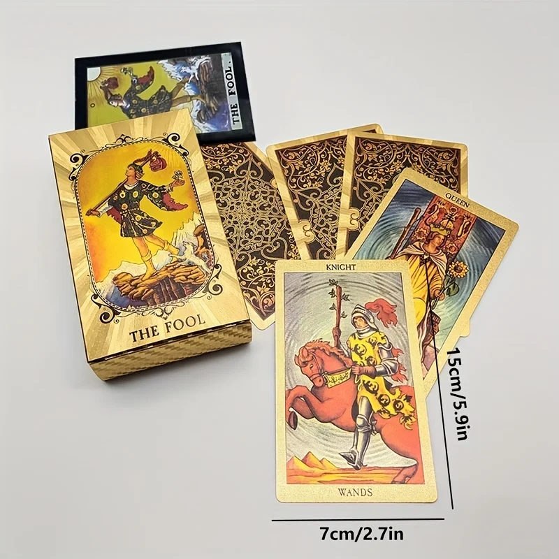Golden Foil Tarot Deck