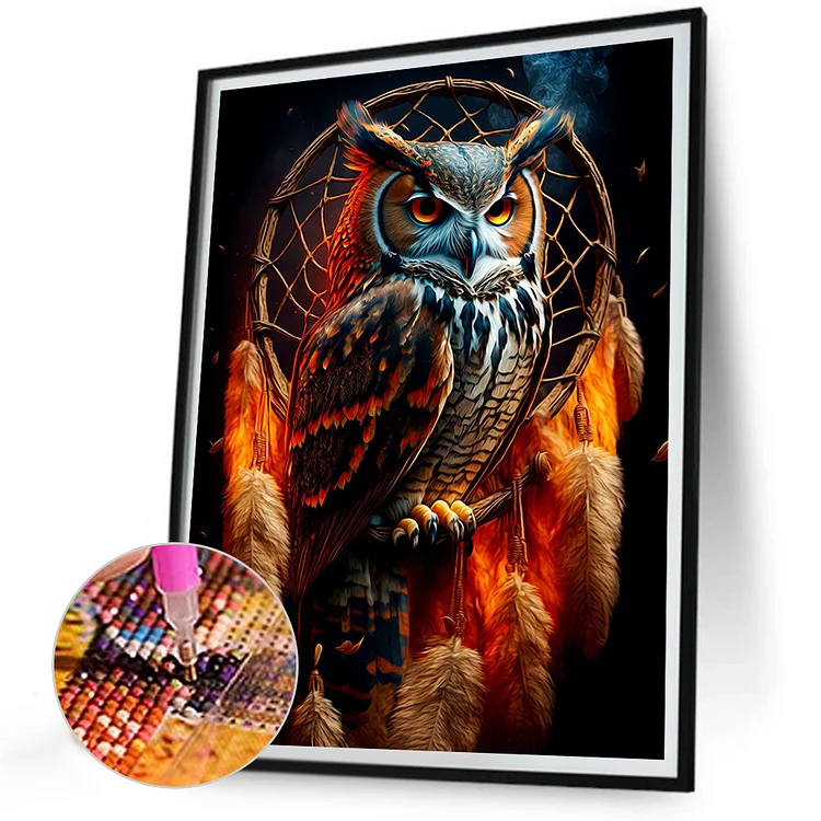 Owl - AB Customized Diamond Painting