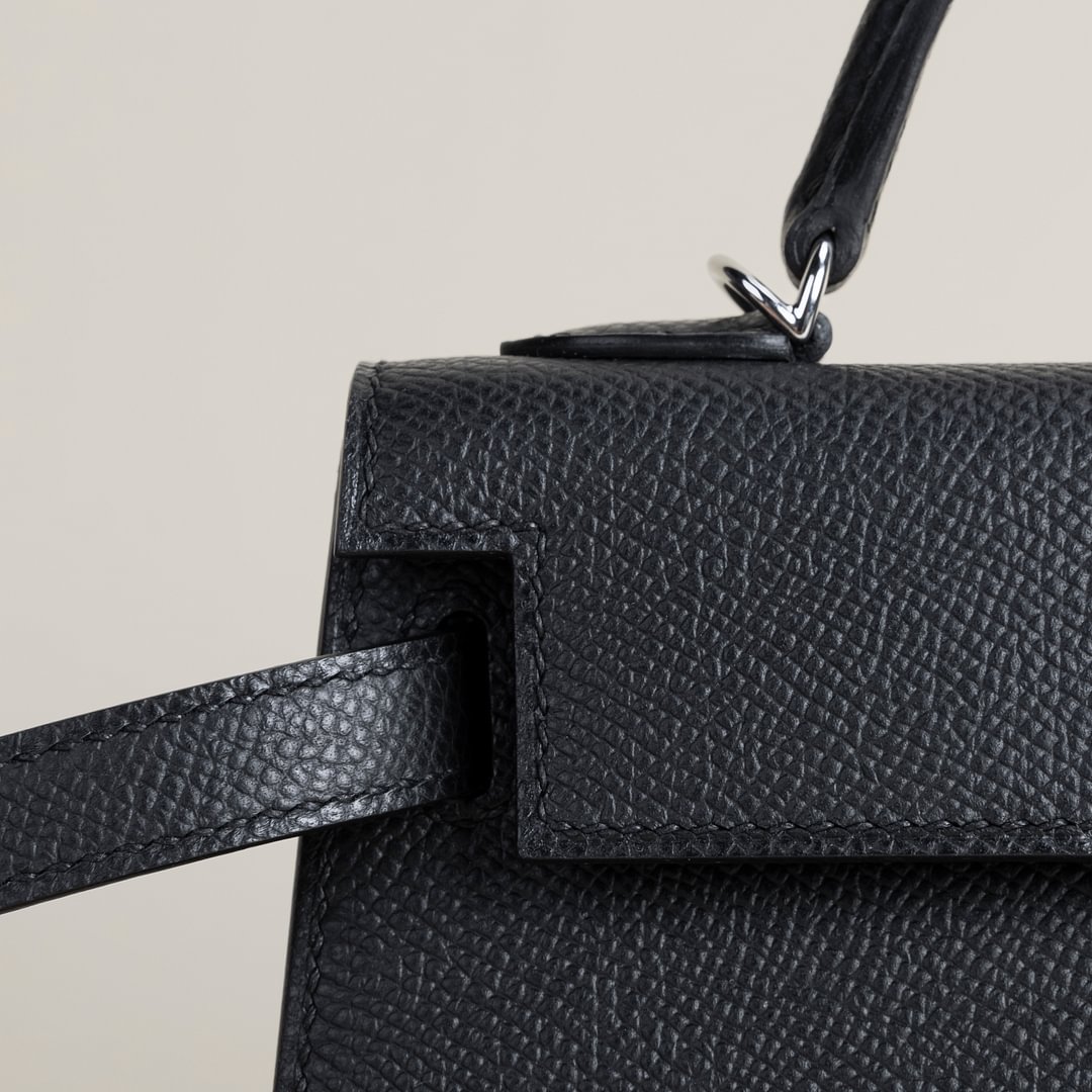 Mini Kelly II Epsom 89 Noir PHW