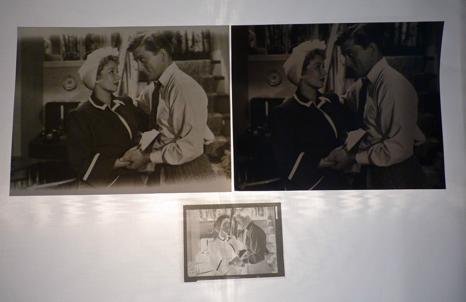 Kirk Douglas Crain Letter to 3 Wives Movie (2) Photo Poster painting (1) Negative Lot