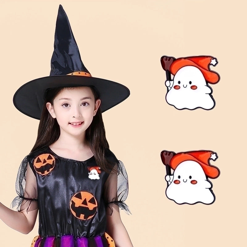 Cute Funny Pumpkin Ghost Alloy Plating Unisex Brooches