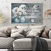 Vase Full 14CT 2 Strands DIY Counted Embroidery Needlepoint Starter Kits 19.69x12.99 Inch Cross Stitch Art and Crafts Kits Cross Stitch Patterns Arts Craft Kits for Beginners Adults Home Decor