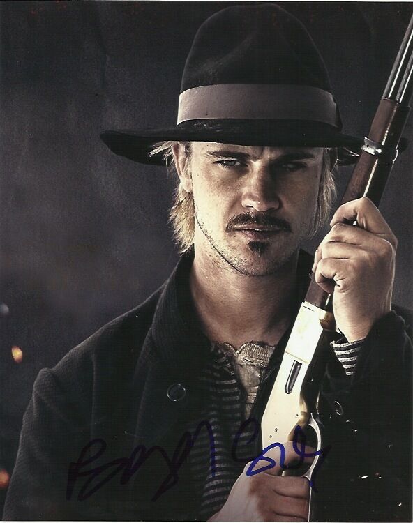 Boyd Holbrook Hatfileds & McCoys Signed 8x10 Photo Poster painting COA