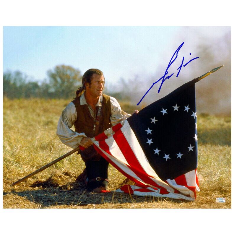 Mel Gibson Autographed 2000 The Patriot 16x20 Photo Poster painting