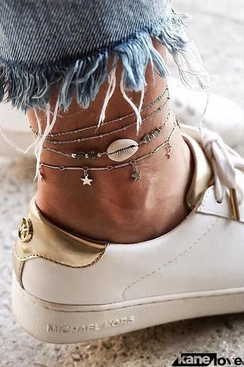 Shell Star Ankle Chians