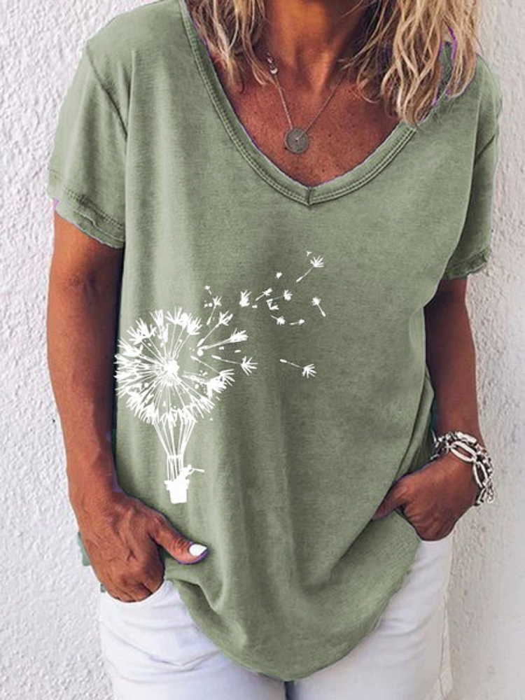 Bestdealfriday Short Sleeve Casual Plus Size Printed Tee Shirts Tops 9176071