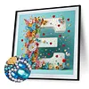 Butterfly Flower E 5D Partial Drill DIY Diamond Painting Kit 30*30cm