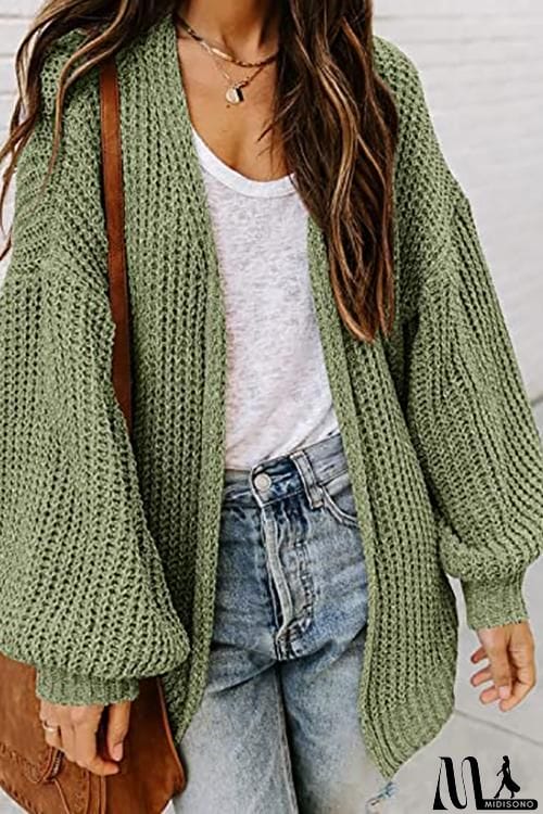 MidiSono - Open Front Classical Cardigan