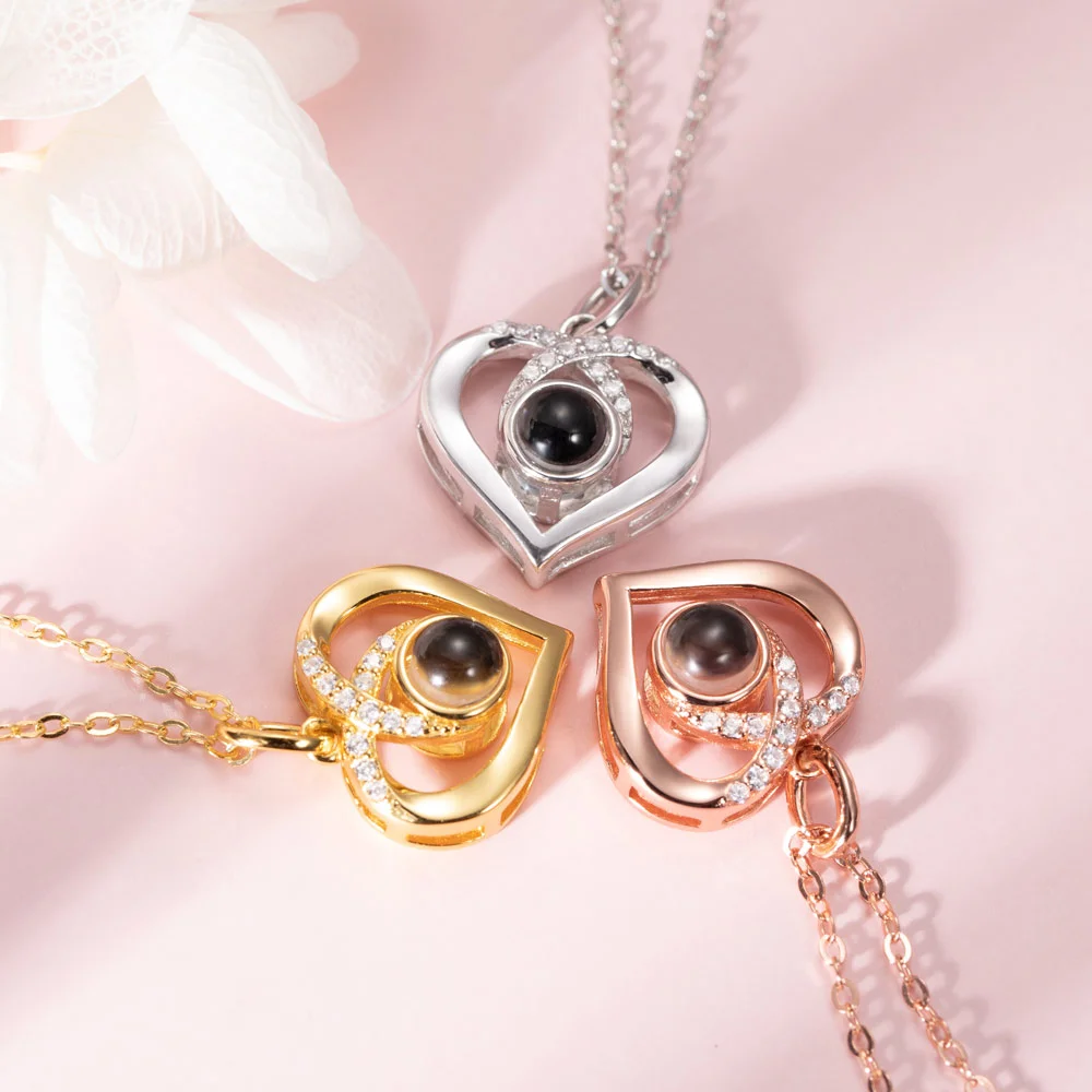Personalized Love Language Projection Necklace