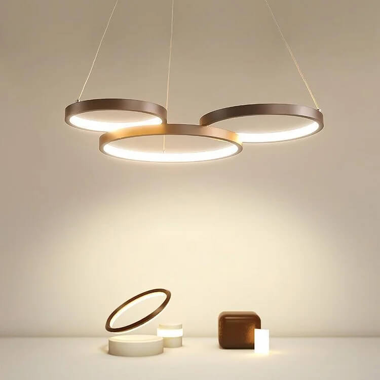 Modern Ring LED Dimmable Dining Room Pendant Light