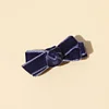 Elegant Velvet Bowknot Hair Pins for Baby Girls